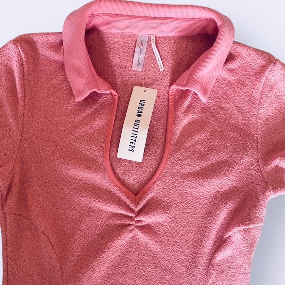 NWT Urban Outfitters Out From Under Towel Terrycloth April Tennis Dress in Pink - Picture 5 of 5